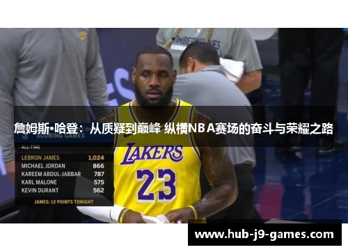 詹姆斯·哈登：从质疑到巅峰 纵横NBA赛场的奋斗与荣耀之路